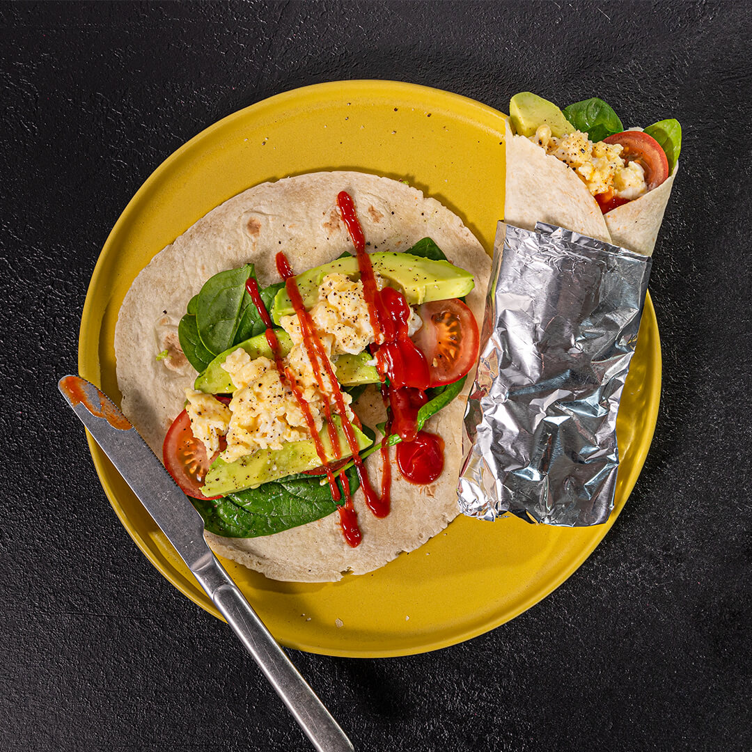 Breakfast ‘Burrito’ Wraps - Freeggs