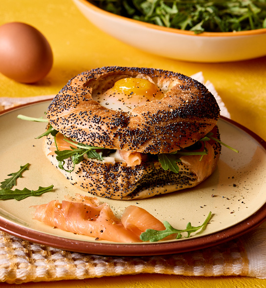 Egg-in-the-Hole Bagel