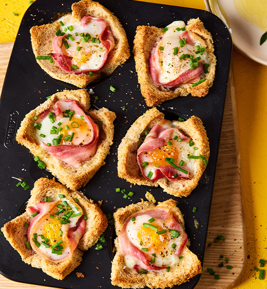 Egg and Bacon Picnic Cups