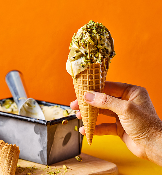 Pistachio ice cream