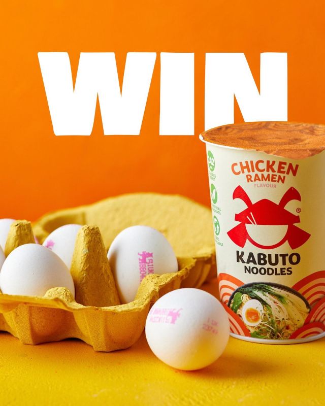 It’s competition time 🎉
@freeggsco and @kabuto_noodles have teamed up to give our egg cracking and noodle slurping followers a bunch of delicious goodies to make dinners, lunches, snacks, and midnight munchies full of joy! For a chance to WIN 3 months’ worth of FREEco eggs and a bundle of Kabuto noodle treats, simply:
 
🥚🥢 Make sure you’re following @freeggsco & @kabuto_noodles
💛 Like this post
👫 Tag an egg cracking, noodle loving friend in the comments below

Competition begins on Monday 18th March and ends at 11:59 on April 1st 2024. Entrants must be 18+ and a resident of mainland UK. T&Cs apply. Good luck!