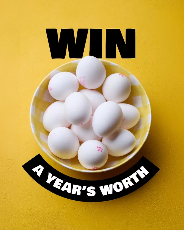 Egg lovers, this one's for you! 🥚
Want to enjoy a WHOLE YEAR of eggs on us? Whether you’re scrambling, baking, or whipping up something new, you’ll have all the eggs you need to get cracking 🥳🍳

To enter, simply:
Like this post
Follow @freeggsco 
Mention an egg-lovin' friend below

T&Cs apply: Starts 13/3/25 and ends at midnight on 20/3/25. There will be 1 winner selected at random on 21/3/25 and contacted via DM. The winner will receive vouchers to redeem eggs at supermarket stockists.

Competition is open to 18+ UK mainland residents only. Multiple entries allowed. Good luck!