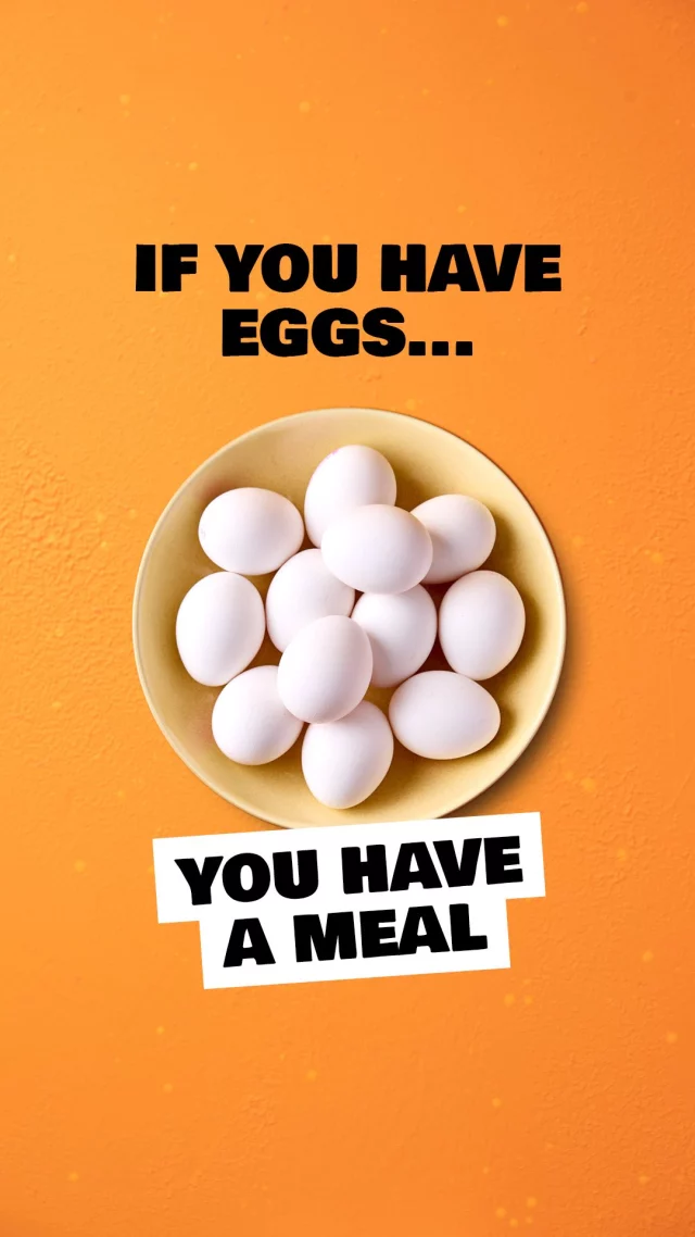 Great for filling tummies of all ages 🥚😋
Whether you’re whipping up something for brekkie, lunch, dinner or pudding, you’ll always have a meal if you have eggs in the kitchen.. No need to spend much, just add tasty bread, yummy rice, leftover veggies, or a sprinkling of cheese… anything you’ve got lurking in the fridge! One little egg, endless possibilities.