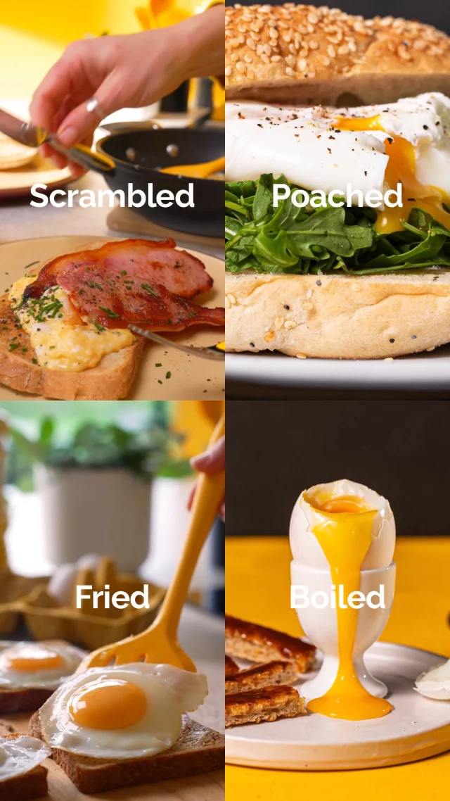 How do you eat your eggs? 🥚
Poached, fried, scrambled, boiled, or a different way entirely… let us know in the comments below! 👇
