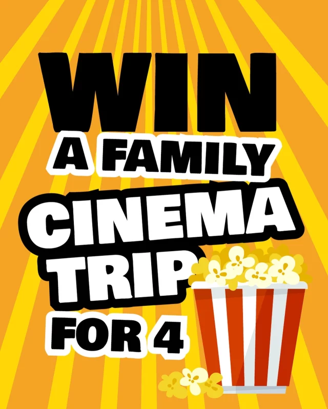 Cinema lovers, this one’s for you! 🎥 🎬
Looking to entertain the kids during the hols? Thanks to FREE, you and your family could be in with the chance of winning a trip to the cinema of your choice this summer 🥳

To enter, simply:

🍿 Like this post
🍿 Follow @freeggsco 
🍿 Mention an movie-lovin’ friend below
🥤 Share to your Stories for an extra entry!

T&Cs apply: Starts 7/8/25 and ends at midnight on 14/8/25. There will be 1 winner selected at random on 15/8/25 and contacted via DM. The winner will receive a cinema gift card to cover the equivalent of one movies worth of tickets for a family of 4, to a UK cinema chain of their choice.

Competition is open to 18+ UK mainland residents only. Multiple entries allowed. Good luck!