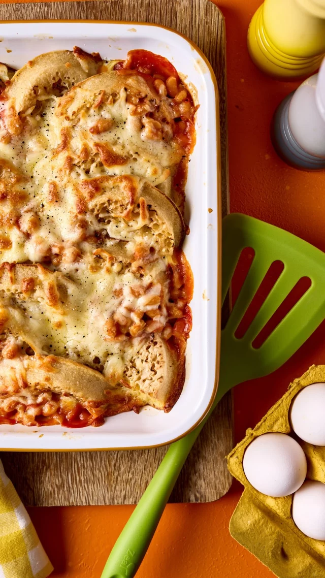 Need a school holiday lunch or easy tea that’s guaranteed to be a hit?

Our Cheesy  beans crumpet bake is comfort food at its best. Soft crumpets, cheesy baked beans and perfectly cooked FREE eggs come together in one delicious dish that’s quick to make and even quicker to disappear.

Whether you’re feeding hungry little ones after a morning of adventures or looking for a simple family tea, this recipe is packed with flavour, full of protein and made for sharing. And if you’ve got a bigger crowd to feed? Simply double the ingredients and everyone can tuck in.

‌
Prep: 5 mins | Cook: 20 mins
Serves 4 people
‌
Ingredients:

• 6 thick crumpets
• 3 large FREE eggs
• 100ml milk
• Sea salt & cracked black pepper
• 1/2 tin of baked beans (serve the remainder on the side if desired)
• 100g grated cheese

To serve: 

• Worcestershire sauce, optional

Method:

1. Preheat oven to 200C/180C fan. Cut the crumpets in half and place cut-side down in a the prepared baking dish (Tip – if you love your crumpets super crunchy, do a light toast before chopping in half and layering)

2. In a jug, whisk together the eggs, milk and 50g cheese before seasoning with a little salt and pepper. Pour the egg mixture over the crumpets and allow to soak for 10 minutes.

3. Once the majority of the egg mixture has been absorbed, spoon over the beans before sprinkling over the remaining cheese.

4. Place the dish in the oven to cook for 20 - 25 minutes until the cheese and beans are bubbling and the crumpets are golden.

5. Remove from the oven, sprinkle over the Worcestershire sauce, if using, and serve straight to the table alongside the remaining baked beans if desired.